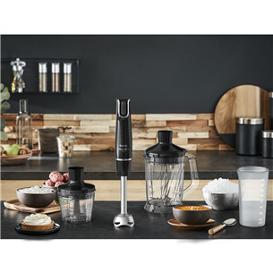 Tefal Infiny Force, 1000 Вт, черный - Погружной блендер + измельчитель XL