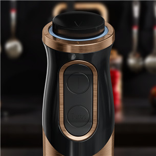 Tefal Quickchef 3-in-1 Coppertinto, melna/vara - Rokas blenderis