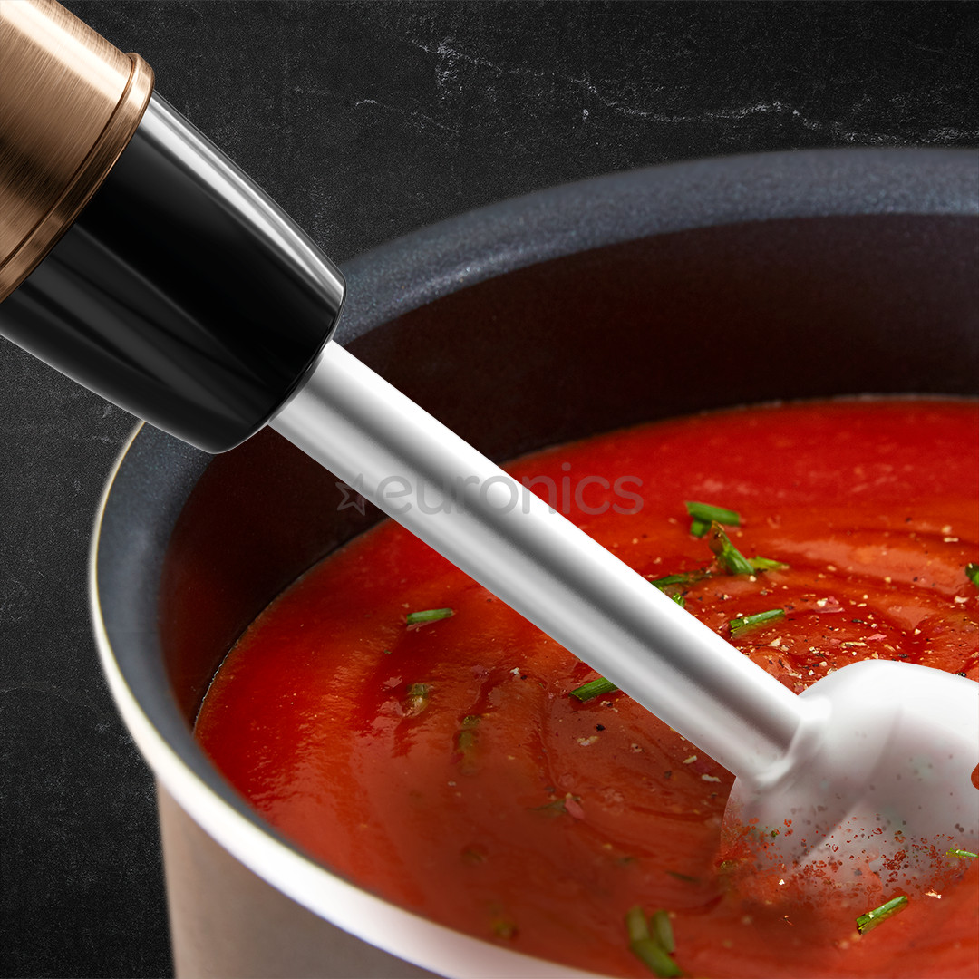 Tefal Quickchef 3-in-1 Coppertinto, melna/vara - Rokas blenderis