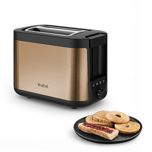 Tefal Coppertinto, 850 W, black/copper - Toaster