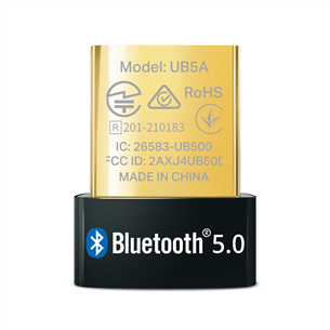 TP-Link UB5A, USB, Bluetooth 5.0, melna - Bluetooth adapteris