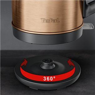 Tefal Coppertinto, 2400 W, copper/black - Kettle