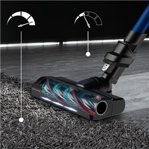 Tefal X-Force Flex 9.60 Aqua, zila - Bezvadu putekļu sūcējs