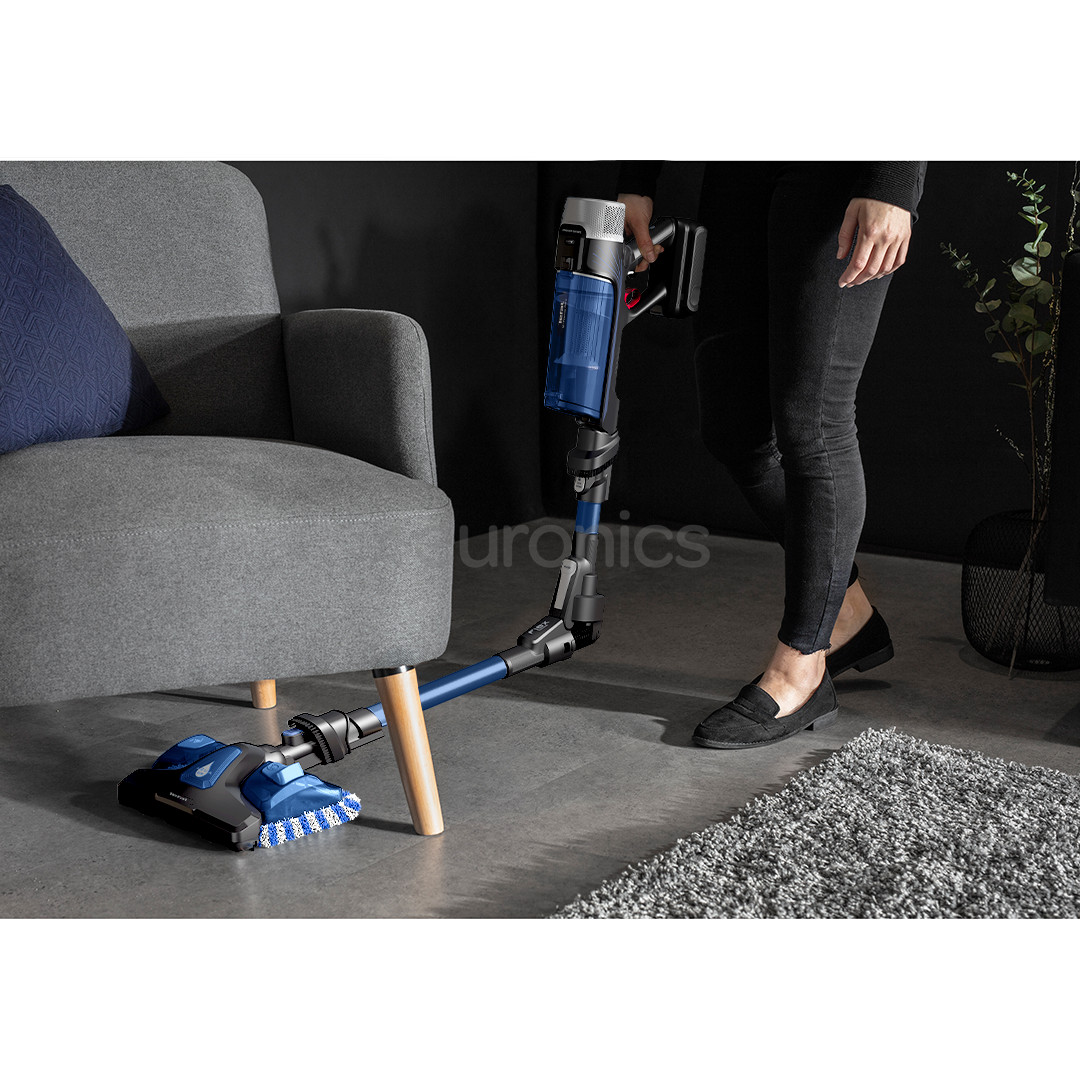 Tefal X-Force Flex 9.60 Aqua, zila - Bezvadu putekļu sūcējs