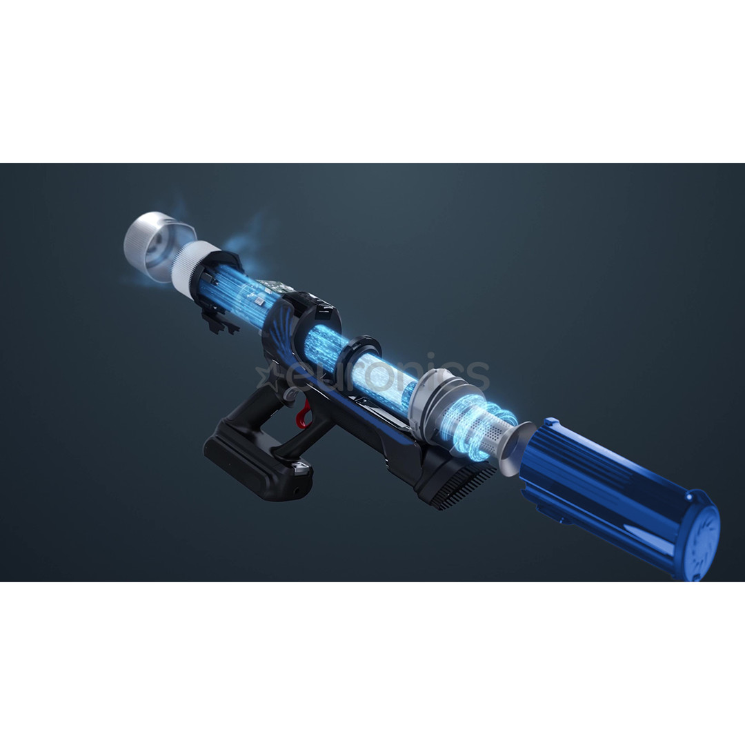 Tefal X-Force Flex 9.60 Aqua, zila - Bezvadu putekļu sūcējs