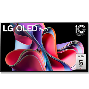 LG evo G3, 83", OLED, Ultra HD, pelēka - Televizors OLED83G33LA.AEU