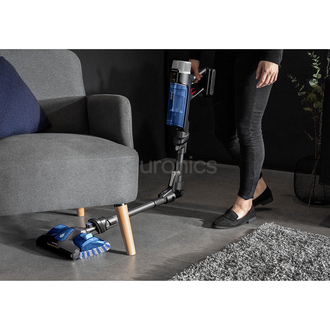 Tefal X-Force Flex 9.60 Aqua, melna - Bezvadu putekļu sūcējs