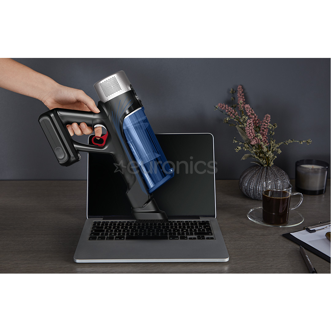 Tefal X-Force Flex 9.60 Aqua, melna - Bezvadu putekļu sūcējs