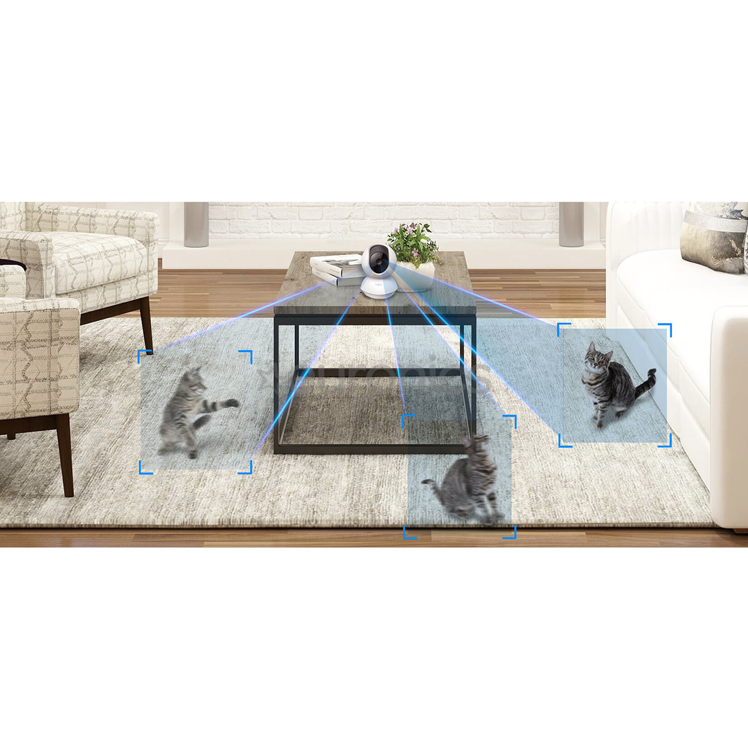 TP-Link Tapo C200, 1080p, 360º, WiFi, balta - IP kamera