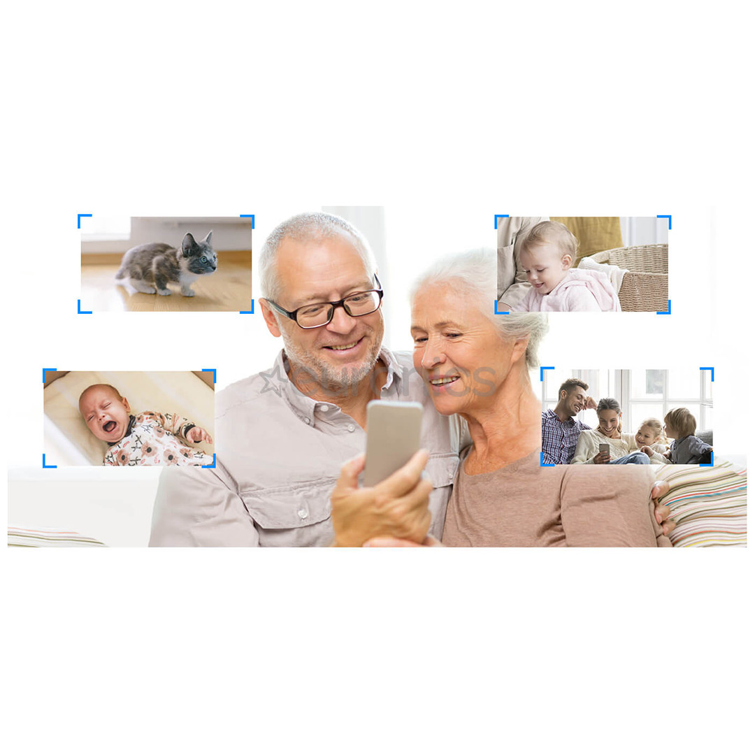 TP-Link Tapo C200, 1080p, 360º, WiFi, balta - IP kamera