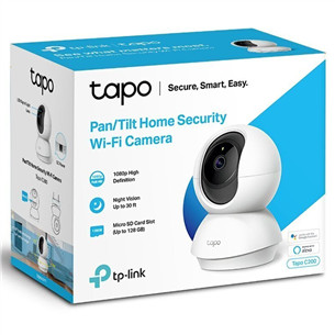 TP-Link Tapo C200, 1080p, 360º, WiFi, balta - IP kamera
