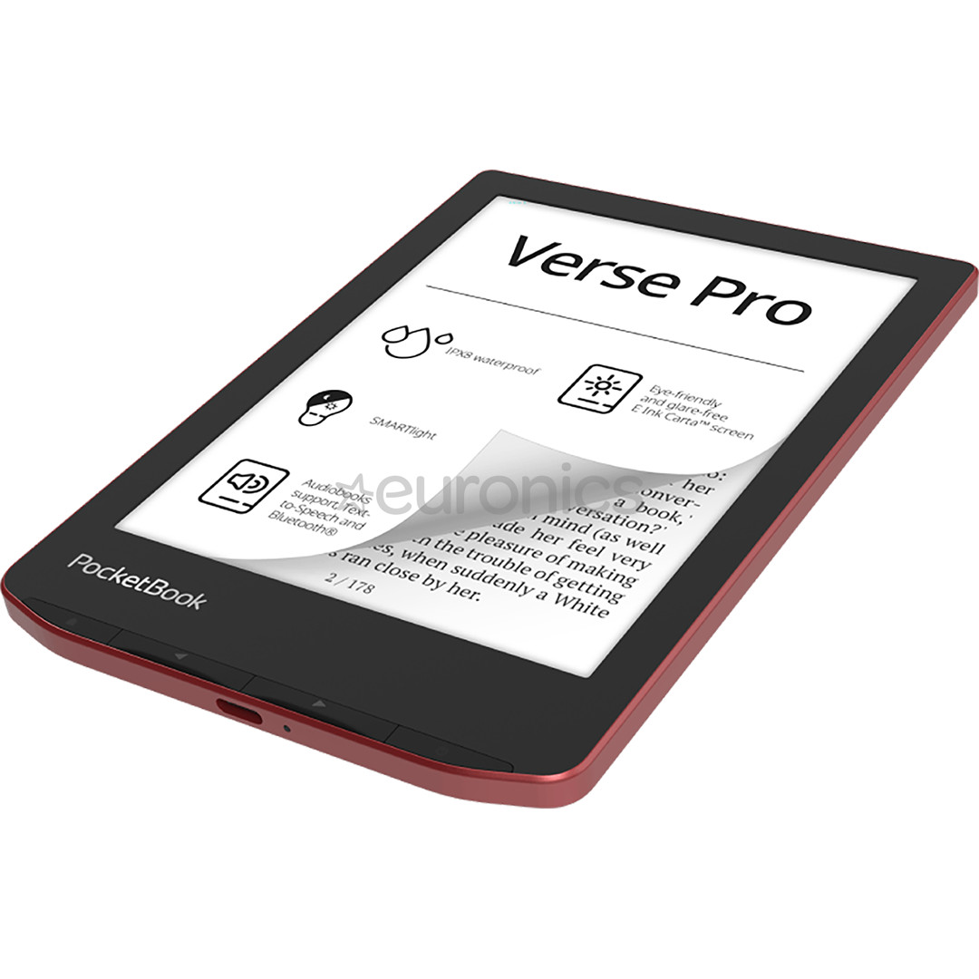 PocketBook Verse Pro, passion red - E-reader