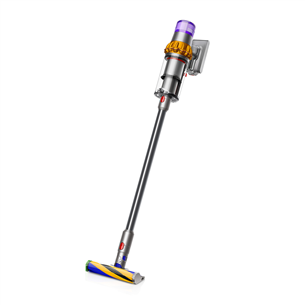 Dyson V15 Detect Absolute (2023), pelēka - Bezvadu putekļu sūcējs