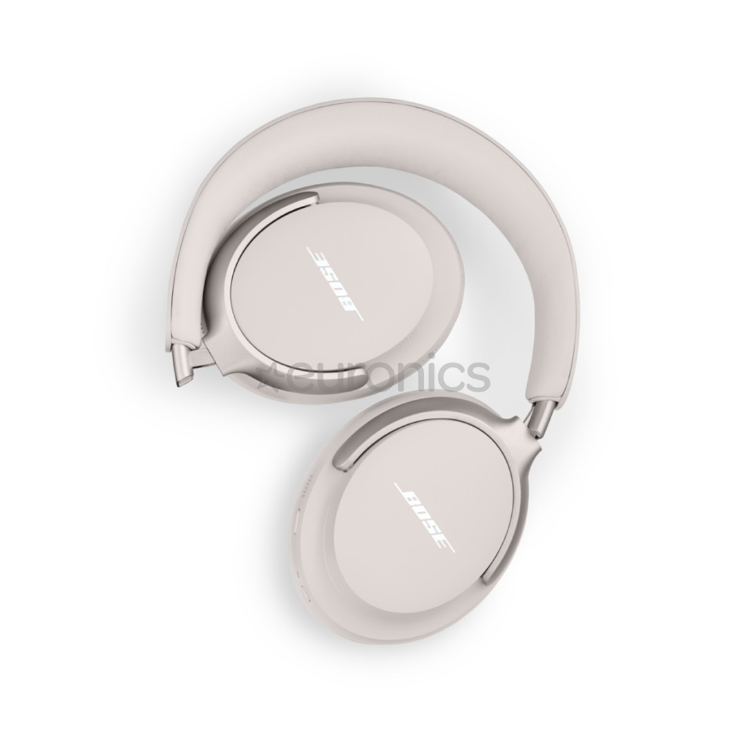 Bose QuietComfort Ultra Wireless, aktīvā trokšņu slāpēšana, balta - Bezvadu austiņas