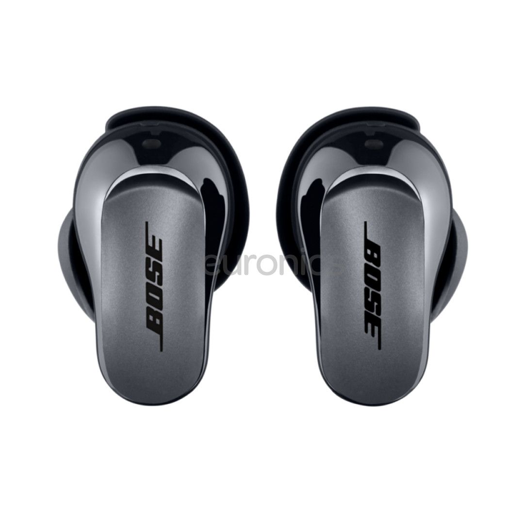 Bose QuietComfort Ultra Earbuds, aktīvā trokšņu slāpēšana, melna - Bezvadu austiņas