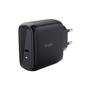 Trust Maxo, 65 W, USB-C, melna - Lādētājs