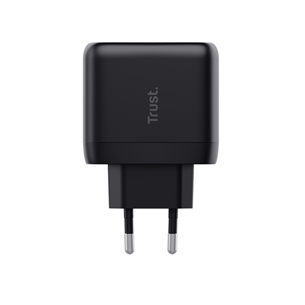 Trust Maxo, 65 W, USB-C, melna - Lādētājs