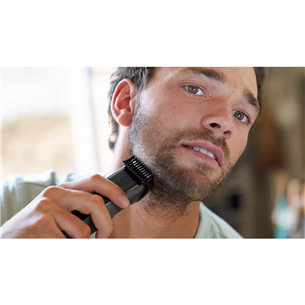 Philips Beardtrimmer 5000, melna - Bārdas trimmeris