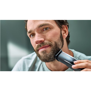 Philips Beardtrimmer 5000, melna - Bārdas trimmeris