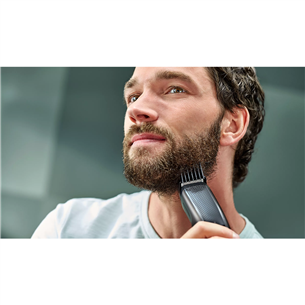 Philips Beardtrimmer 5000, melna - Bārdas trimmeris