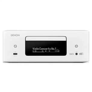 Denon CEOL N12 DAB, CD, BT, WiFi, AirPlay 2, balta - Pastiprinātājs RCDN12DABWTE2