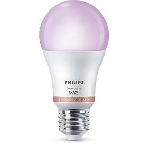 Philips WiZ LED Smart Bulb, 60 W, E27, RGB - Viedā spuldze 929003601021