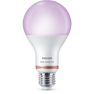 Philips WiZ LED Smart Bulb, 100 Вт, E27, RGB - Умная лампа 929002449721