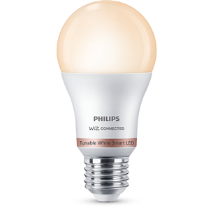 Philips WiZ LED Smart Bulb, 60 W, E27, balta - Viedā spuldze