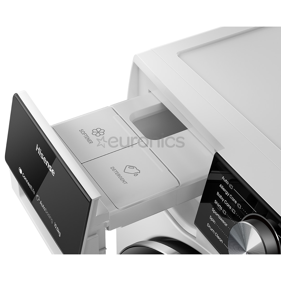 Hisense 10,5 кг, глубина 59 см, 1400 об/мин - Стиральная машина с передней загрузкой