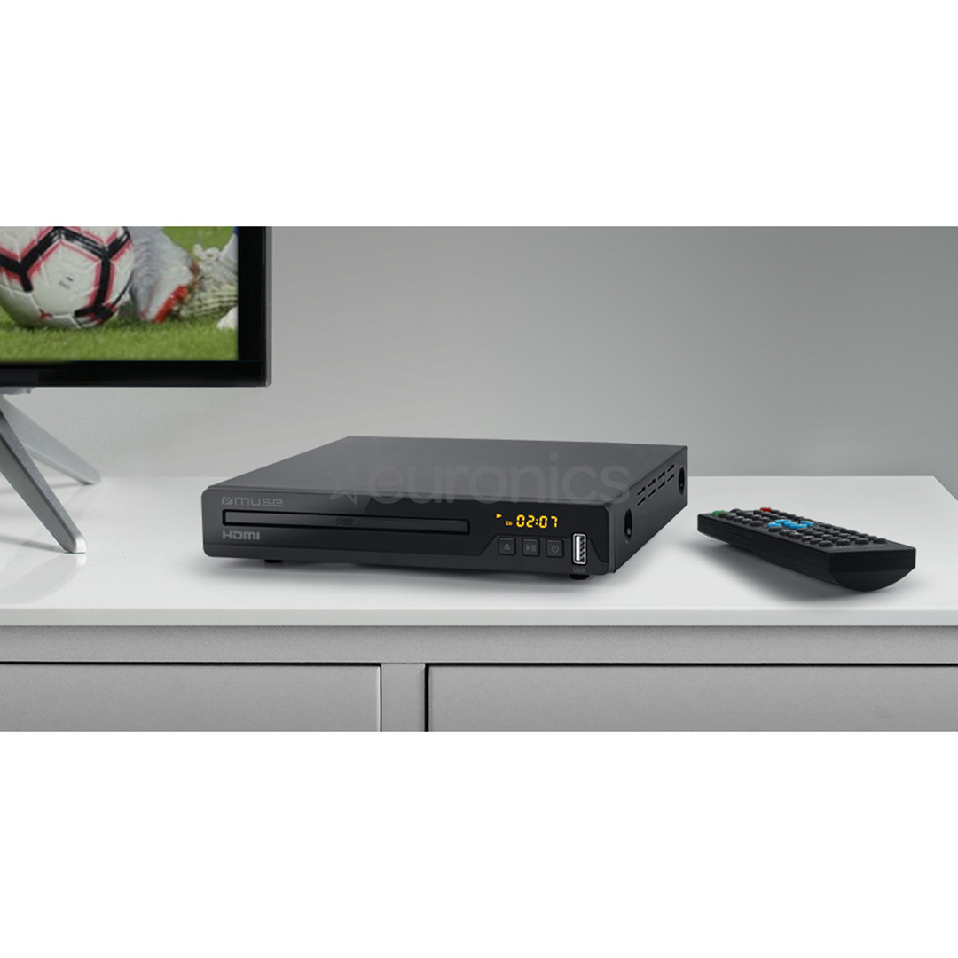 Muse M-55 DV, HDMI, USB, black - DVD player