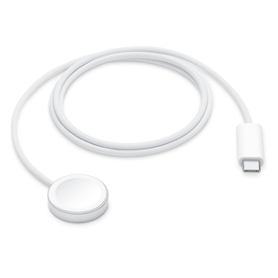 Apple Watch Magnetic Fast Charger, USB-C, 1 m, balta - Bezvadu lādētājs MT0H3ZM/A