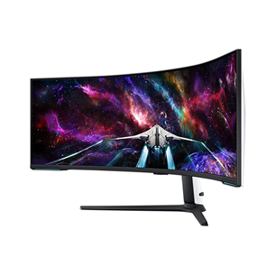 Samsung Odyssey Neo G9, 57", 240 Hz, Quantum Mini-LED, Ultra HD, balta - Ieliekts monitors