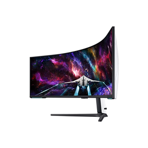 Samsung Odyssey Neo G9, 57", 240 Hz, Quantum Mini-LED, Ultra HD, balta - Ieliekts monitors