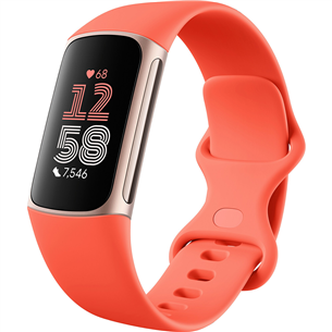 Fitbit Charge 6, оранжевый - Датчик активности GA05184-GB