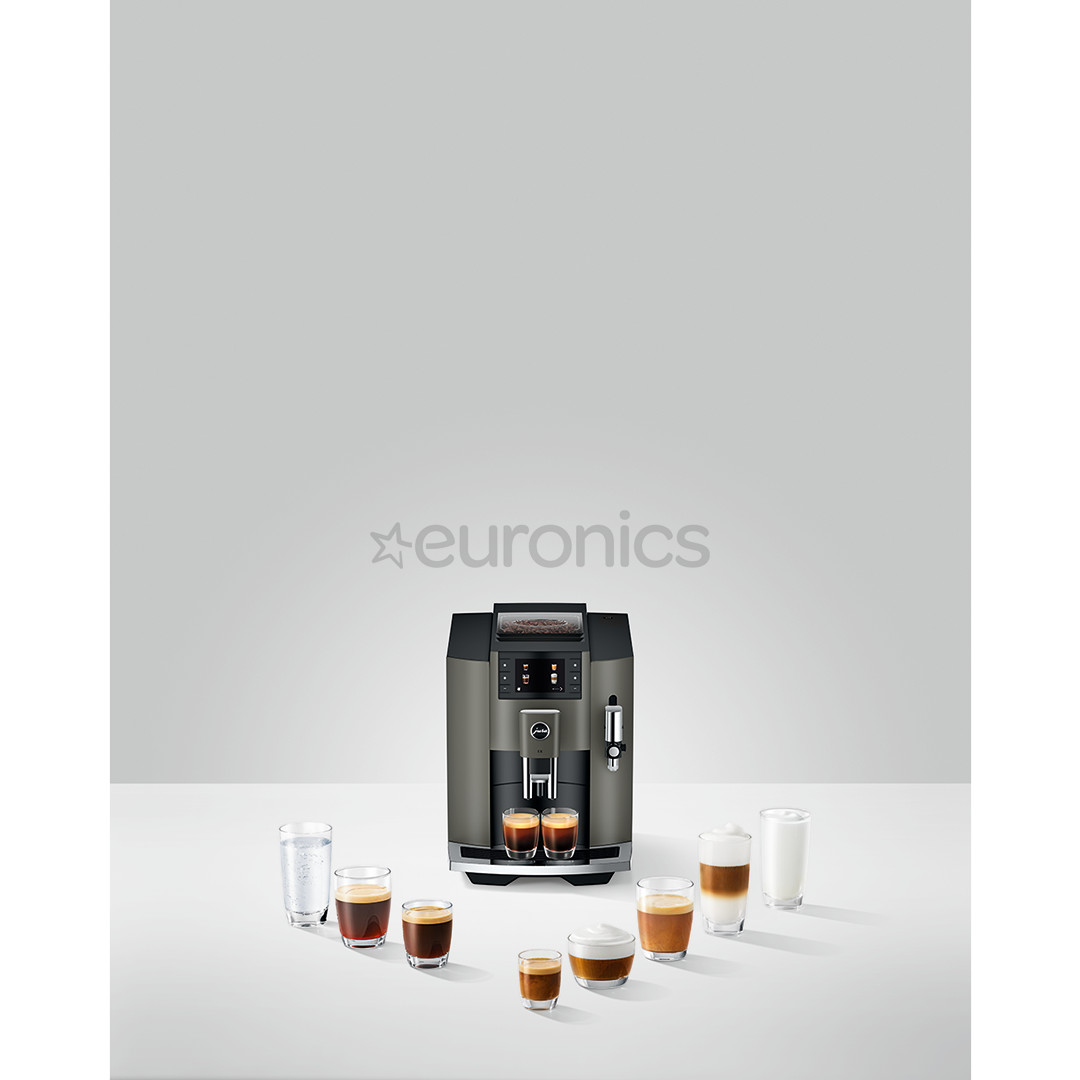 JURA E8 (EC), темная нерж. сталь - Кофемашина