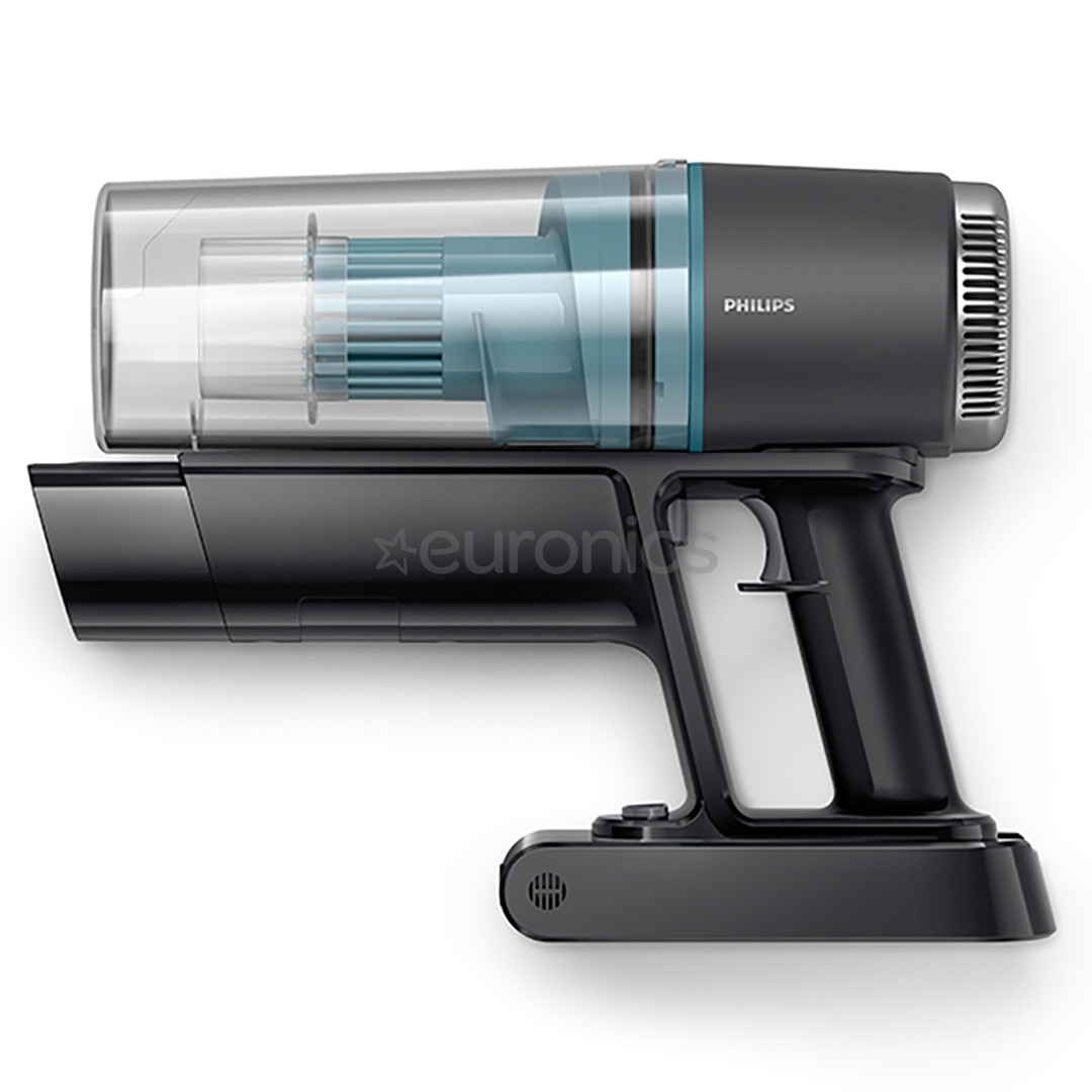 Philips 3100, pelēka/melna - Bezvadu putekļu sūcējs