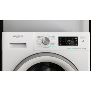 Whirlpool, 9/7 kg, dziļums 60.5 cm, 1600 apgr/min., balta - Veļas mazgājamā mašīna ar žāvētāju