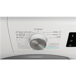 Whirlpool, 9 kg / 6 kg, depth 54 cm, 1400 rpm - Washer-Dryer Combo