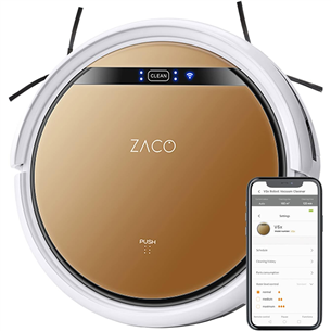 Zaco V5x, wet & Dry, golden - Robot vacuum cleaner