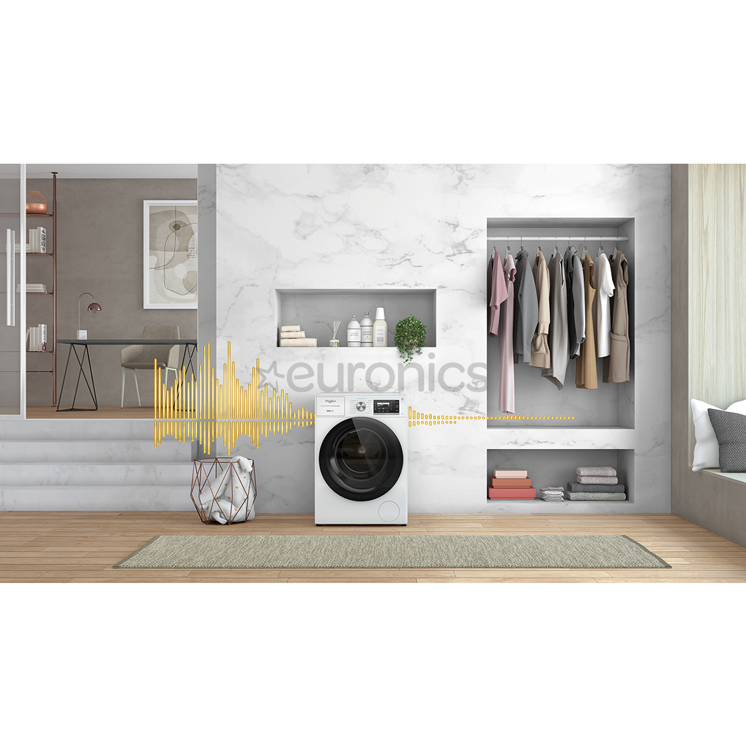 Whirlpool, 10 kg, dziļums 64.3 cm, 1400 apgr/min., balta - Veļas mazgājamā mašīna ar priekšējo ielādi