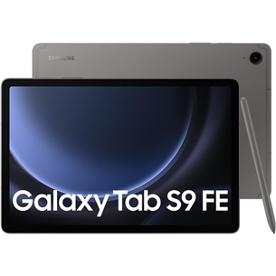 Samsung Galaxy Tab S9 FE, 10.9'', WiFi + LTE, 8 GB, 256 GB, pelēka - Planšetdators SM-X516BZAEEUE