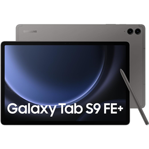 Samsung Galaxy Tab S9 FE+, 12.4'', WiFi + 5G, 8 GB, 256 GB, pelēka - Planšetdators