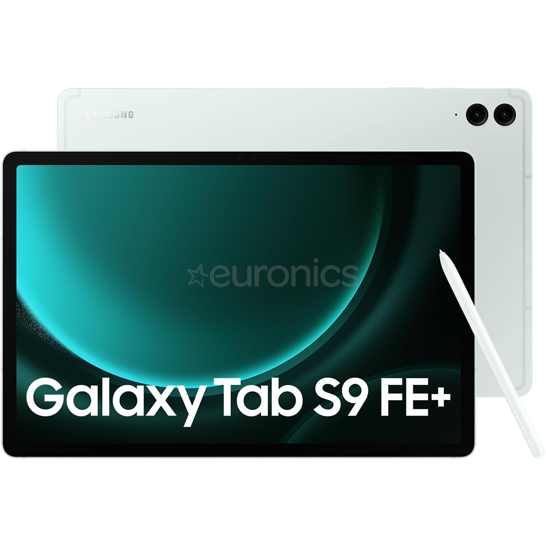 Samsung Galaxy Tab S9 FE+, 12.4'', WiFi + 5G, 8 GB, 128 GB, gaiši zaļa - Planšetdators