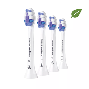 Philips Sonicare S2 Sensitive, 4 шт., белый - Насадки для зубной щетки