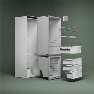 Electrolux 800 Series, NoFrost, 269 L, augstums 189 cm - Iebūvējams ledusskapis