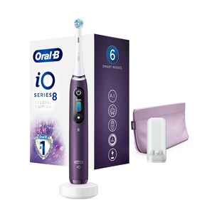 Braun Oral-B iO 8, violeta - Elektriskā zobu birste