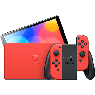 Nintendo Switch OLED, Mario Red - Spēļu konsole 045496453633
