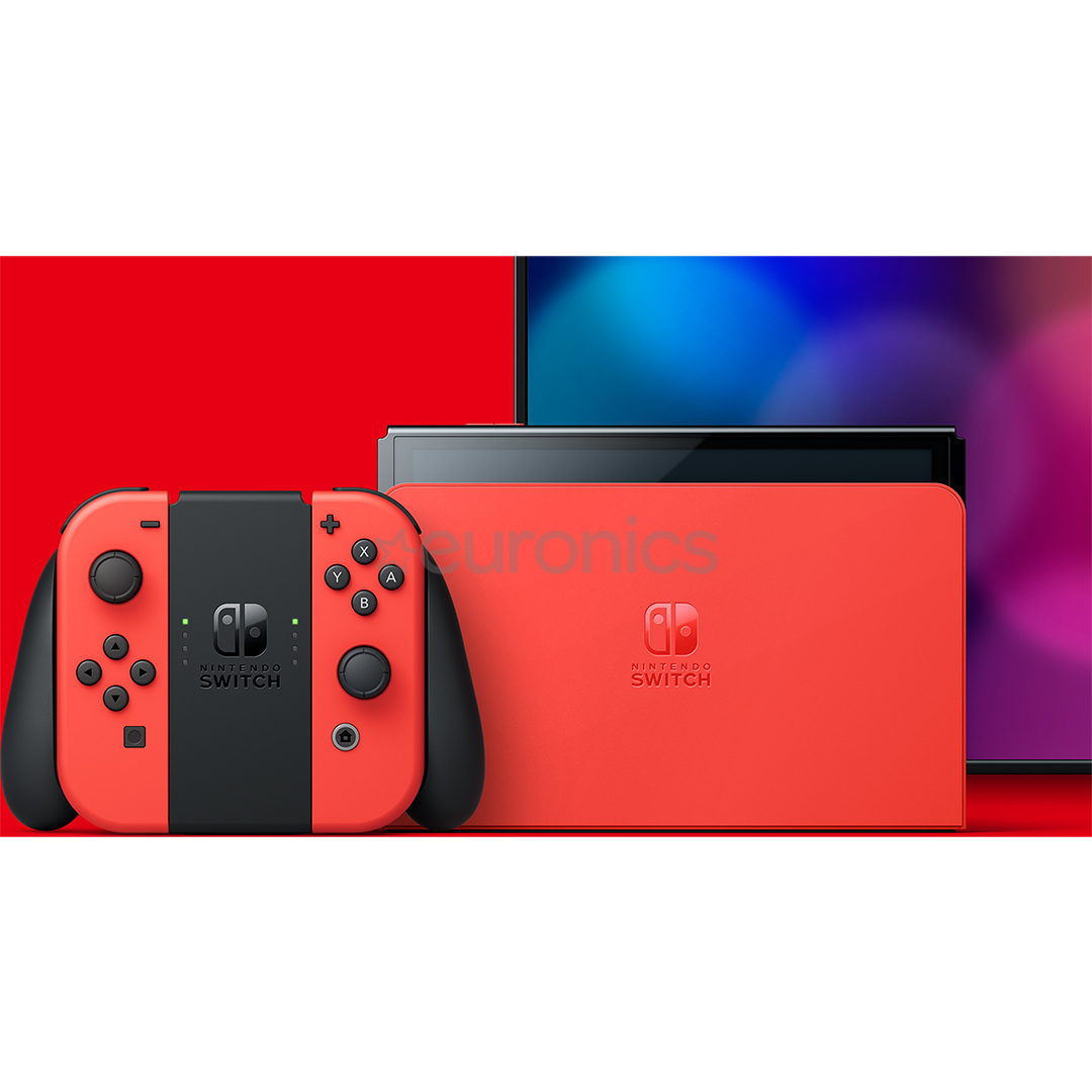 Nintendo Switch OLED, Mario Red - Spēļu konsole