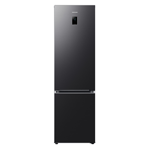 Samsung, NoFrost, 390 L, augstums 203 cm, matēta melna - Ledusskapis RB38C774DB1/EF