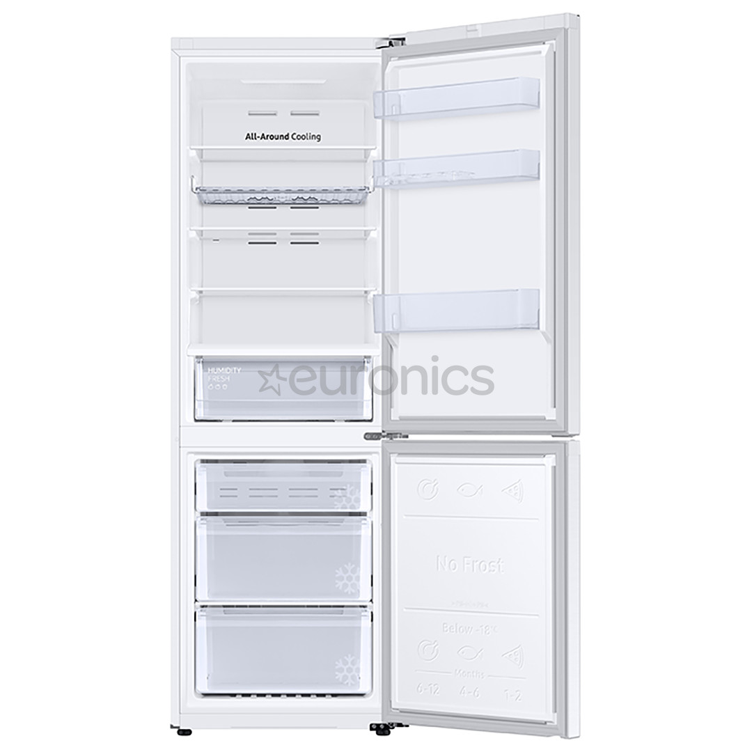 Samsung, NoFrost, 344 L, augstums 186 cm, balta - Ledusskapis